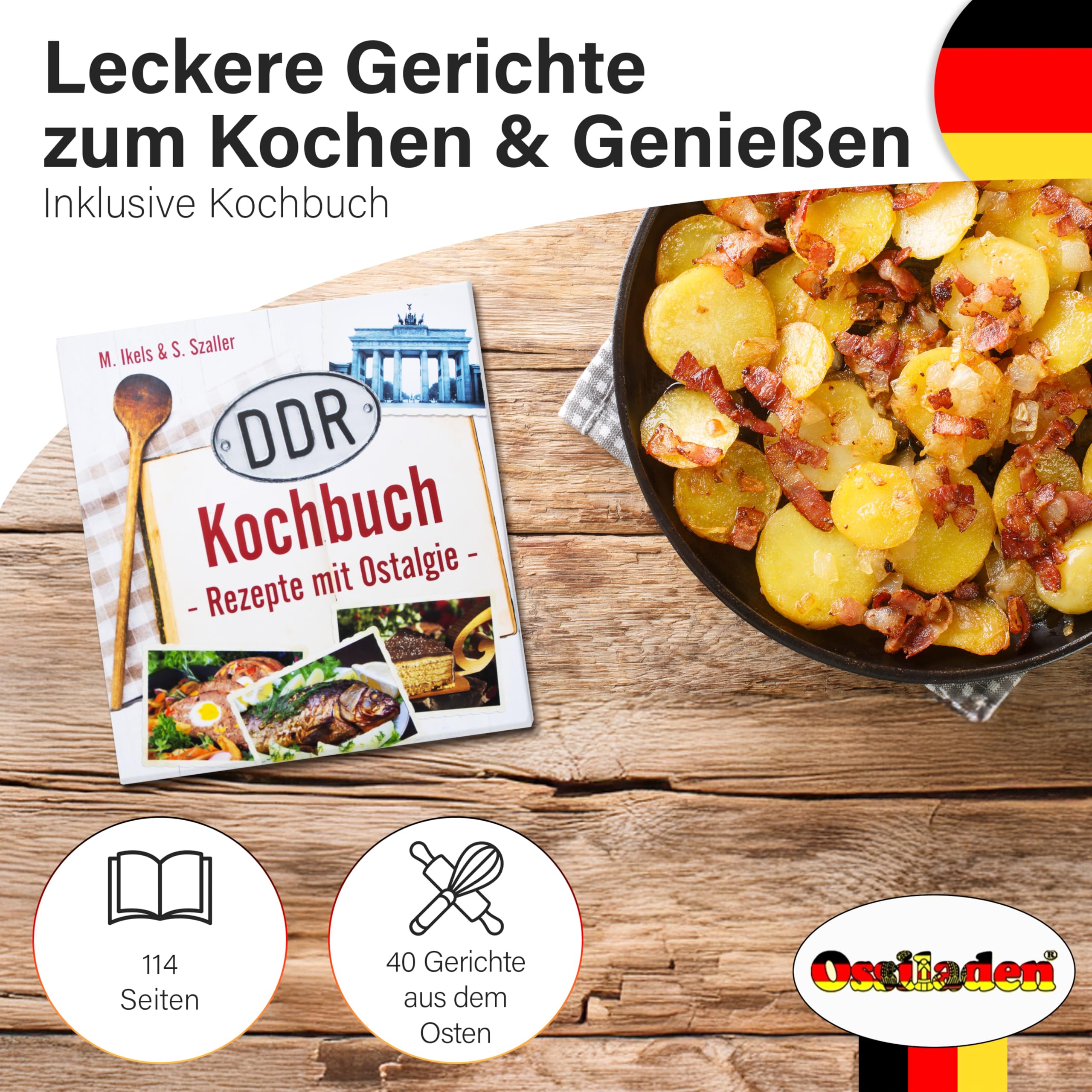 DDR Geschenkbox/Spezialitätenbox/Geburtstag 80 / Geschenk Box Mama