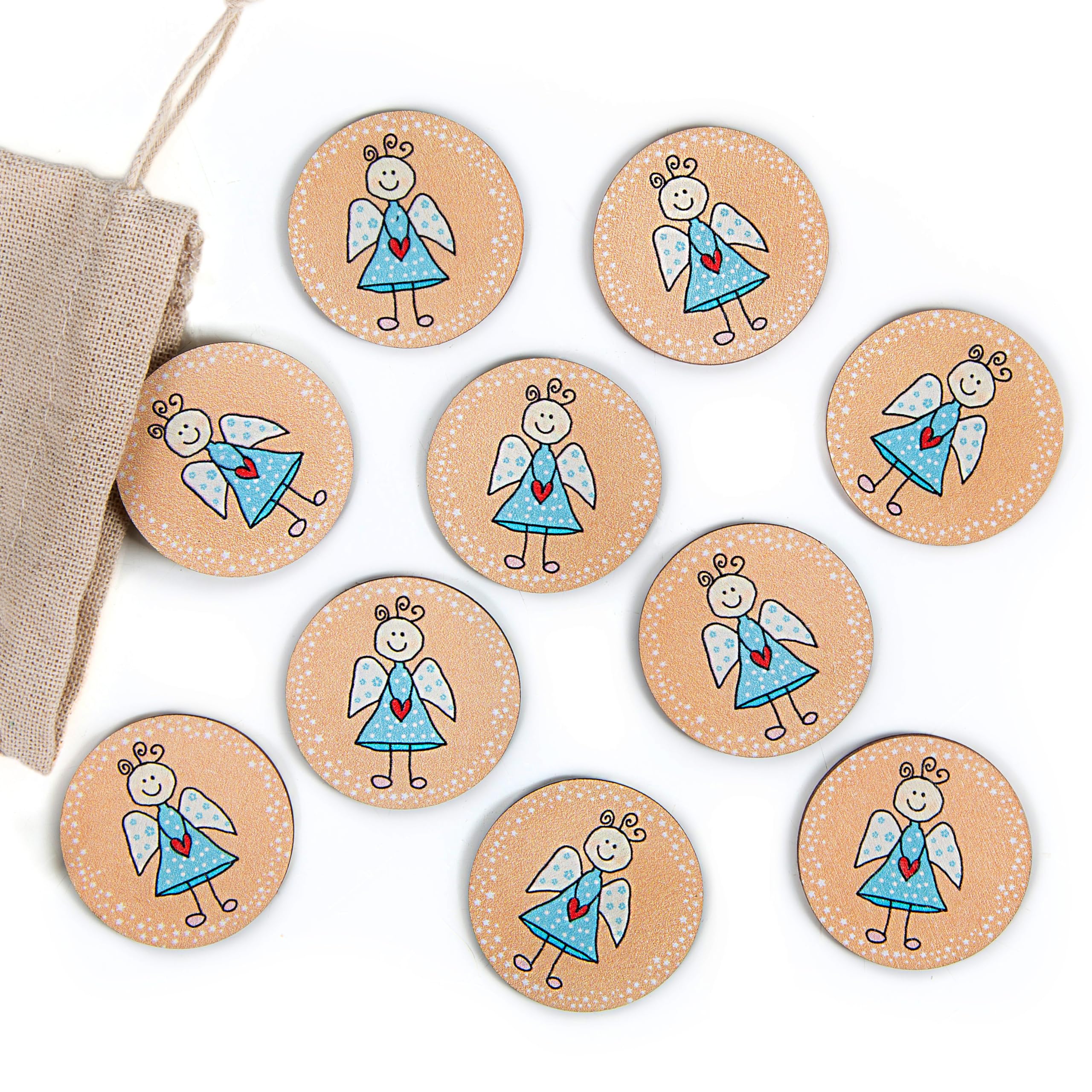 Schutzengel Holzplakette "Special Friend": Geschenk Für Einen Besonderen Freund (Modell ANG-23)