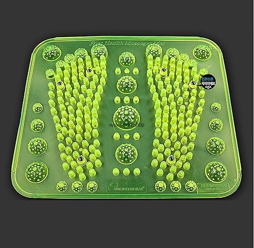 Miniatura 8 de Reflexology - Alfombrilla de masaje de pies que estimula la circulación sanguínea, acupresión, pies, placa de masajeador con imán (1. alfombrilla