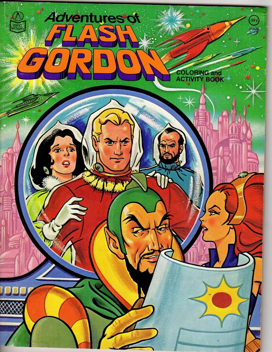 Adventures of Flash Gordon Coloring and Activity Book No Author
