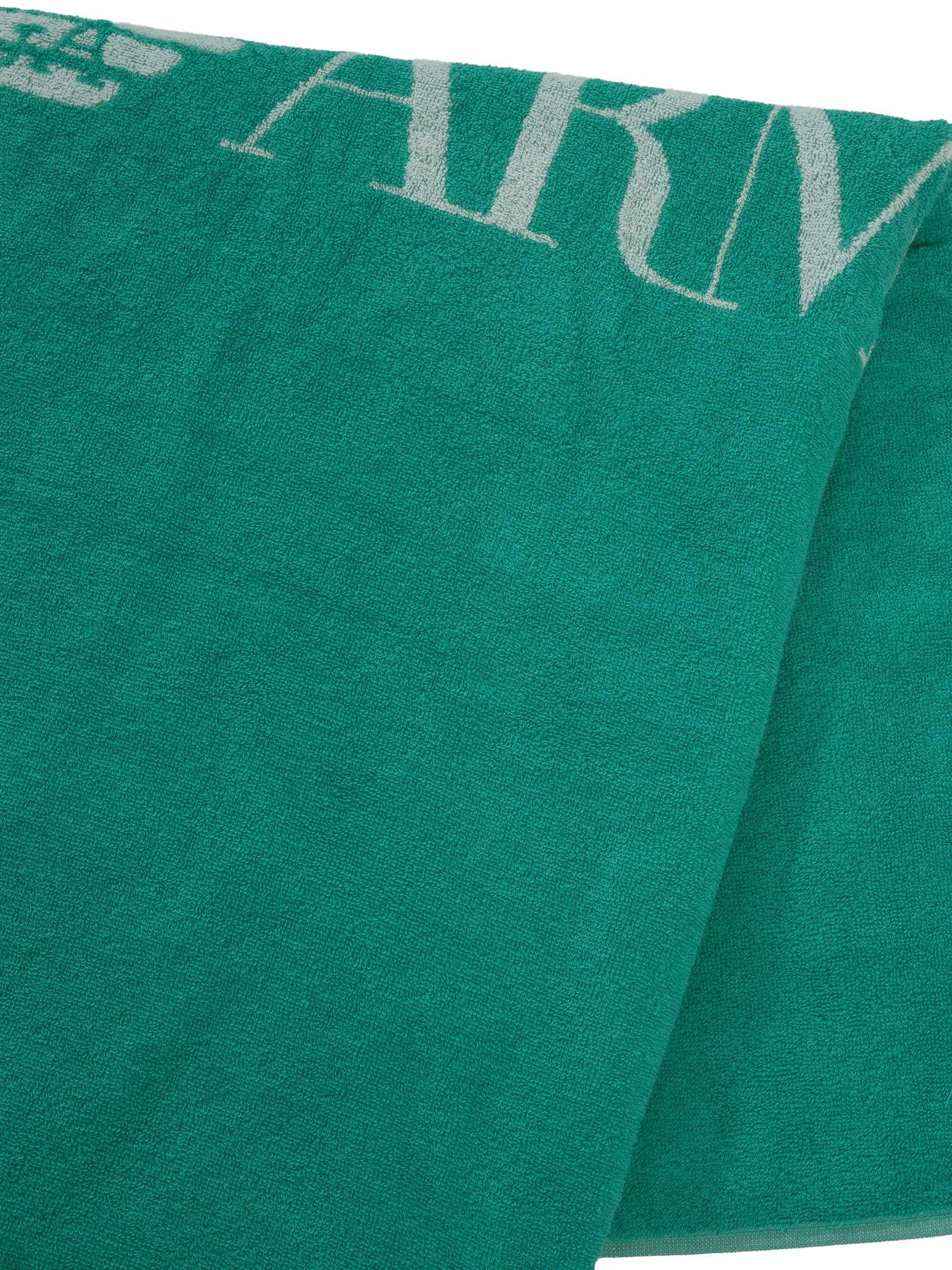 Emporio Armani Toalla de Playa Unisex Essential, Color Verde, Talla única