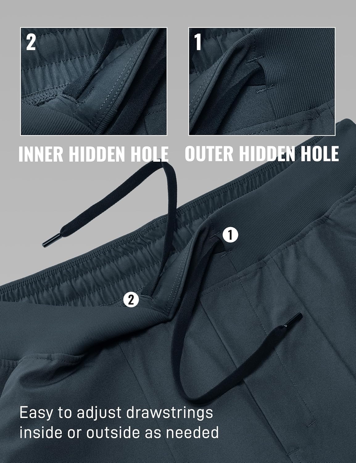 CRZ YOGA All Day Comfy Pull-On Golf Joggers for Men 28"/30"/32" - Quick Dry Lightweight Work Casual Pants with Pockets - Image 5