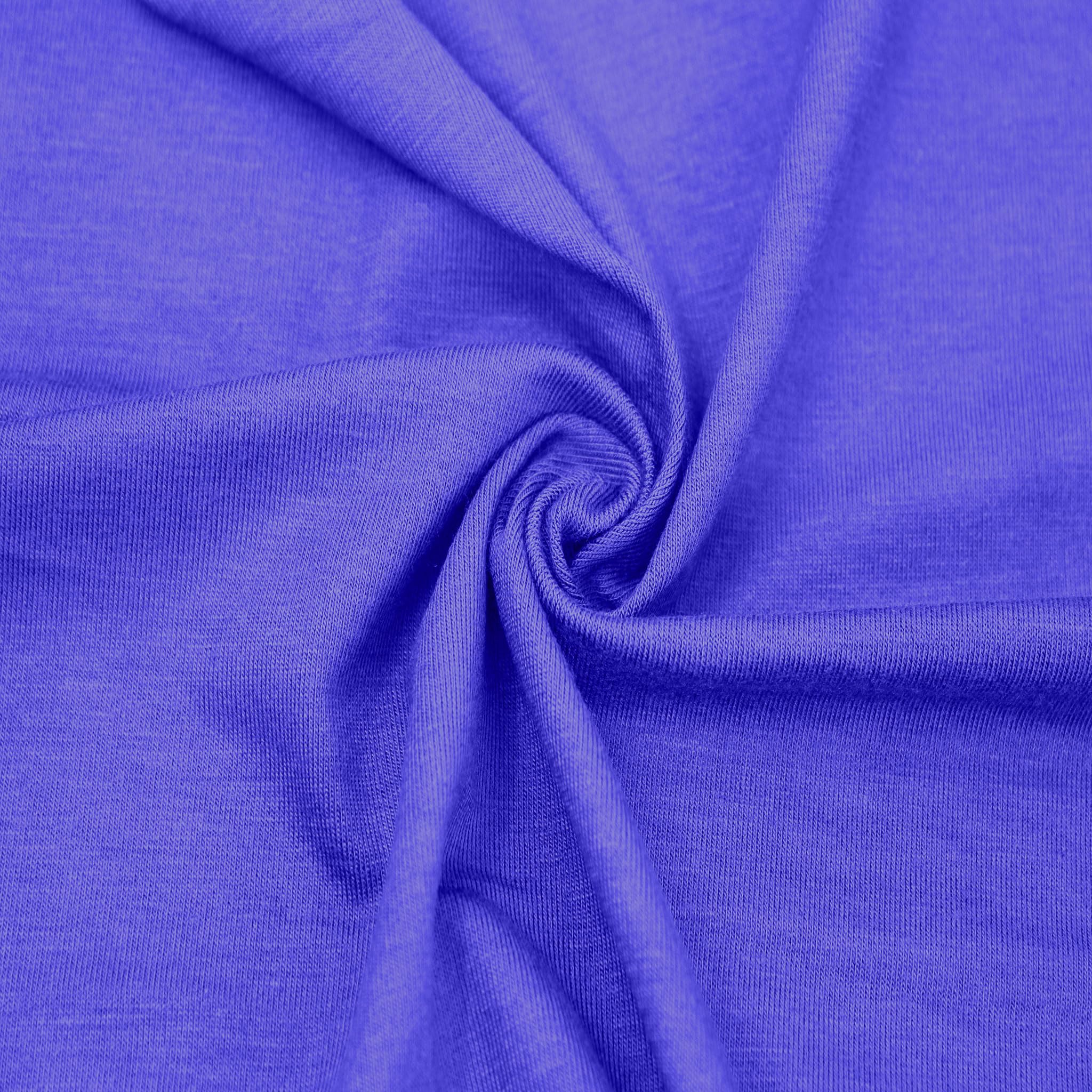 60" Wide Rayon Spandex Jersey Knit Fabric by The Yard - 4-Way Stretch, 200GSM, Medium Weight -Soft & Breathable - Apparel, Accessories, Maternity & Decorations — view 64