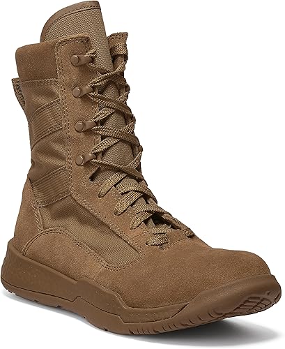 Belleville TR501 - Botas de entrenamiento atlético y tácticas AMRAP de 8 pulgadas para hombre color marrón del ejércitofuerza aérea OCP ACU Coyote
