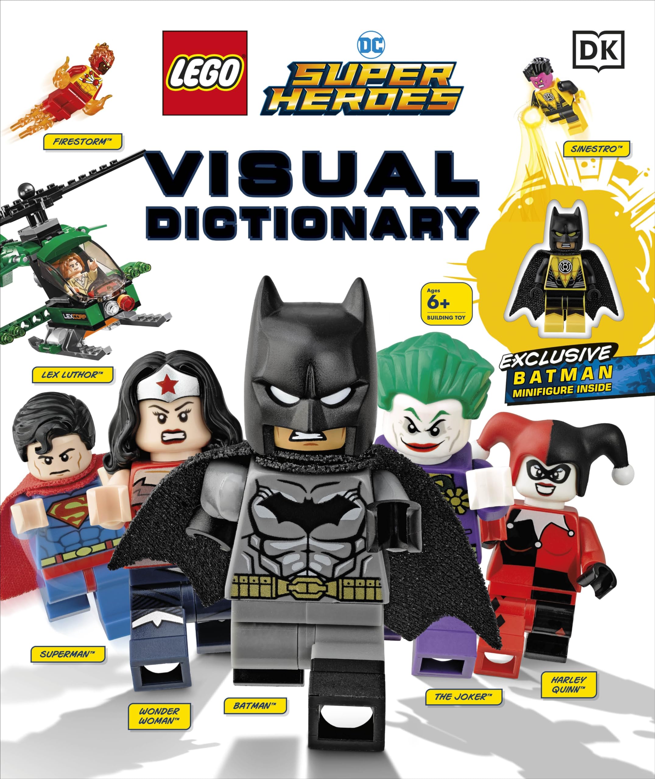 LEGO DC Comics Super Heroes Visual Dictionary: With Exclusive Yellow Lantern Batman Minifigure Hardcover – 6 September 2018