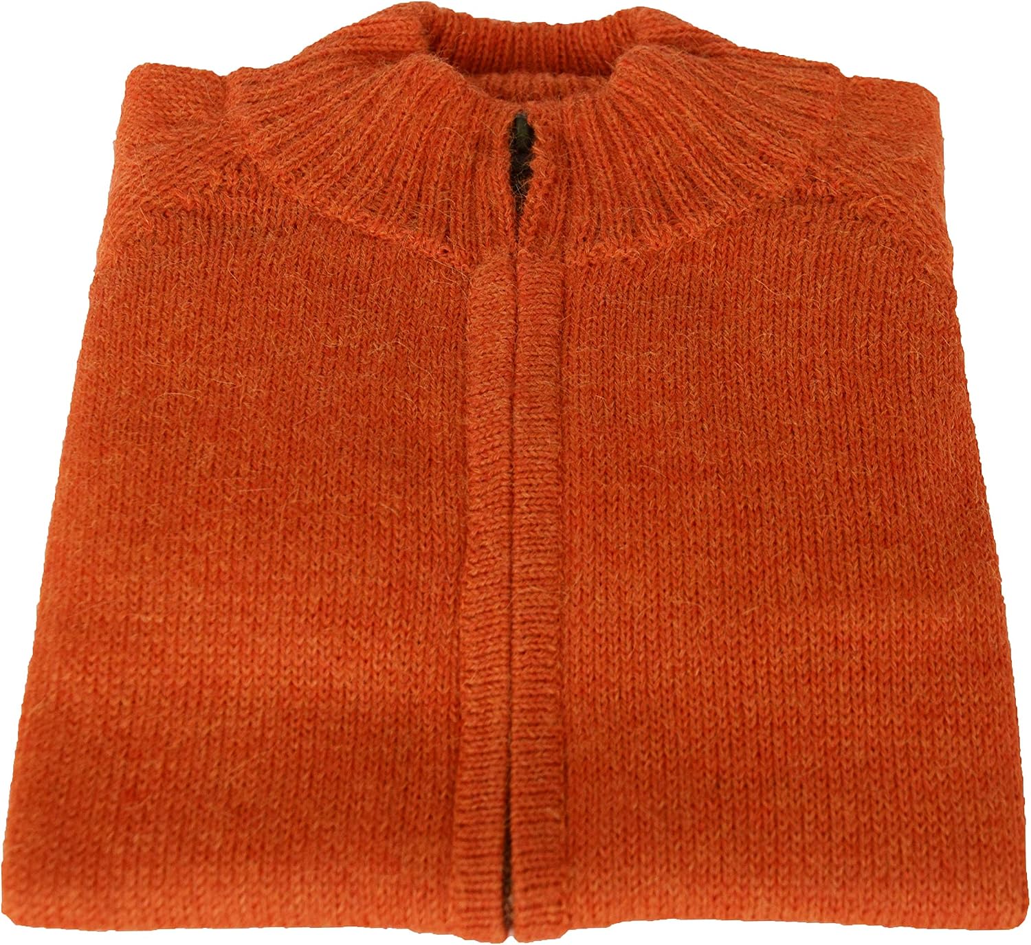 Boys Handmade 100% Alpaca Wool Full Zip Sweater