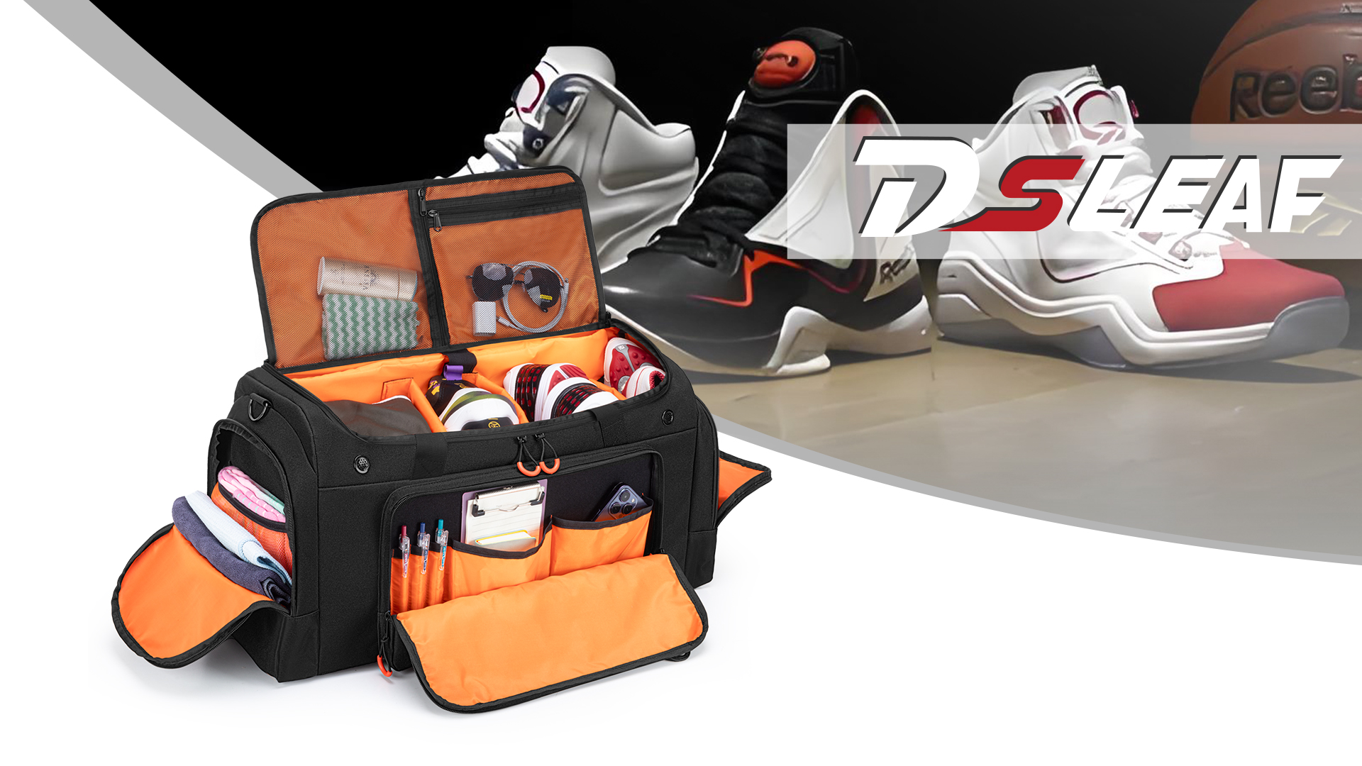 Amazon.com | DSLEAF Tactical Sneaker Duffle Bag for 4 Pairs of