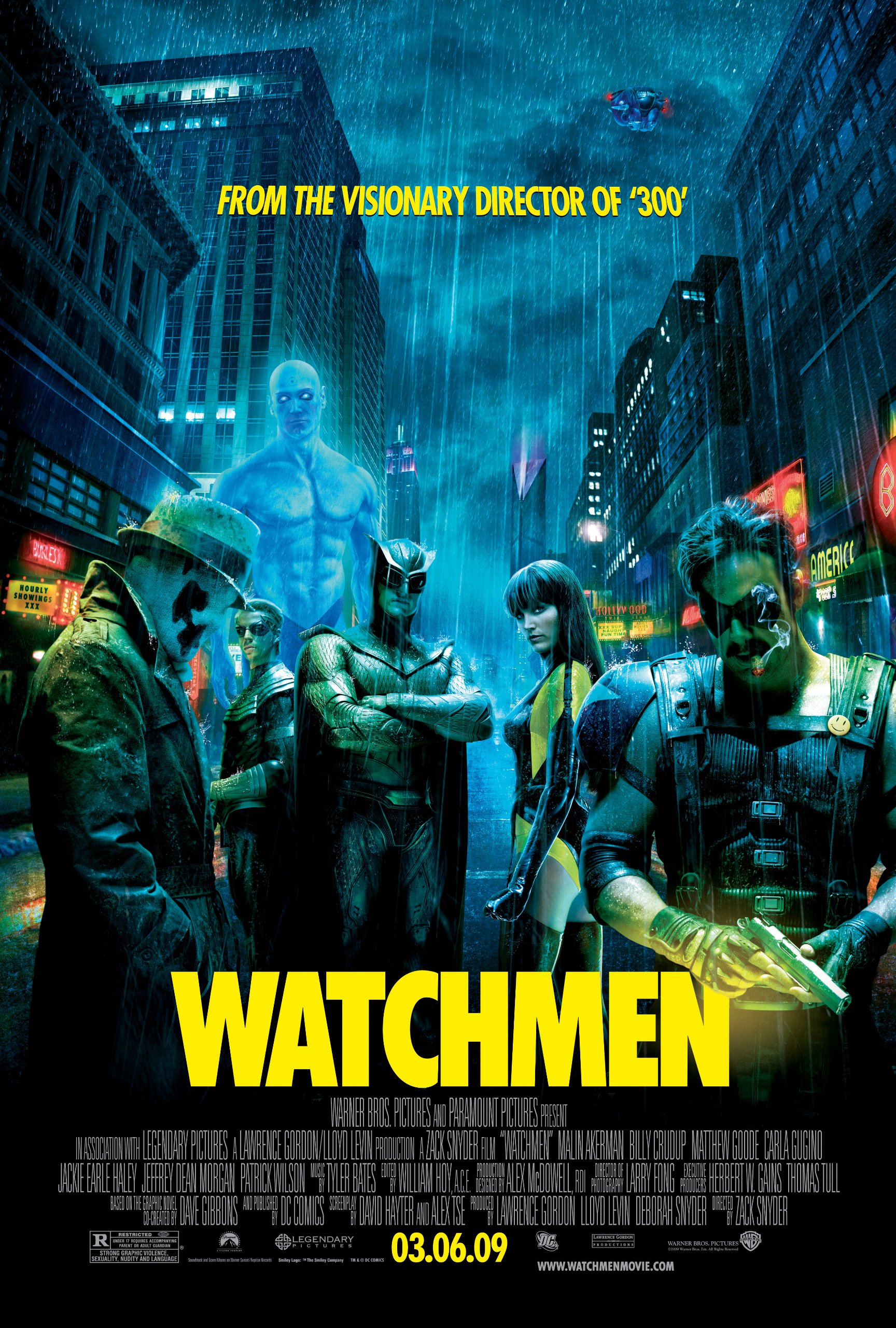 12X8 INCHES WATCHMEN MOVIE POSTER PRINT APPROX SIZE
