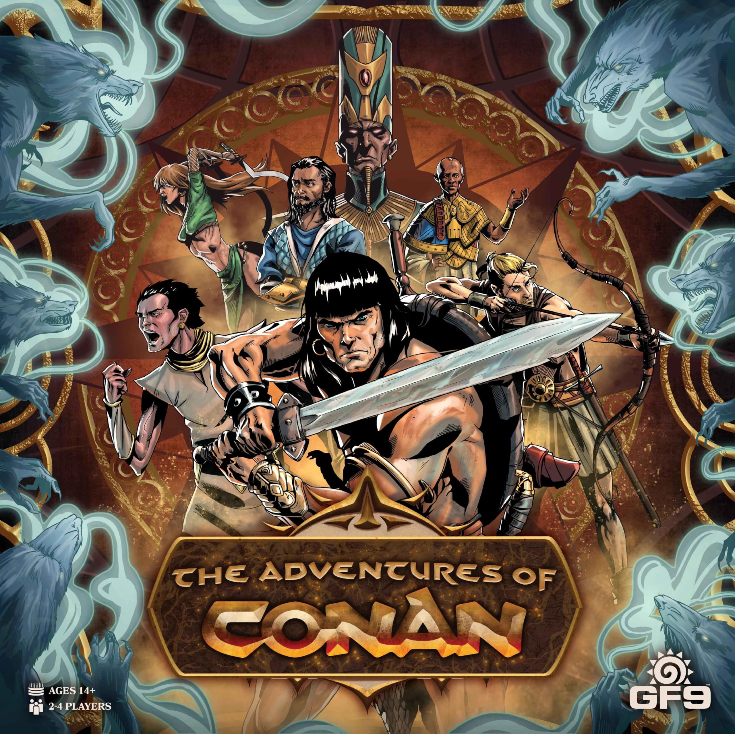 Gale force Nine LLC | The Adventures of Conan | Board Game | Ages 14+ | 1-4 Players | 120 Minutes Playing Time