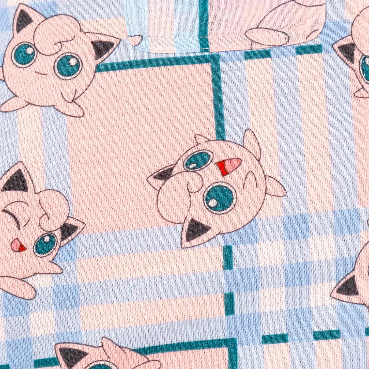 Pokemon Jigglypuff Girls' Hooded Shacket Little Kid to Big Kid