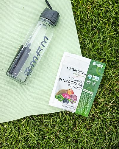 Miniatura 7 de MRM Nutrition Organic Detox and Cleanse Powder  Sabor a melocotón y mango  Desintoxicación diaria suave  Superalimentos  Antioxidantes + clorofila +