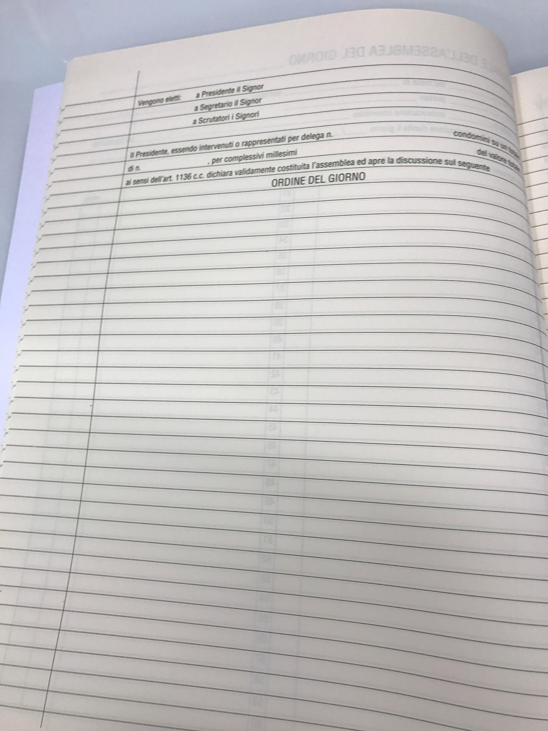 EDIPRO E2529 Verbale assemblea condominio 96 pagine 31x24,5