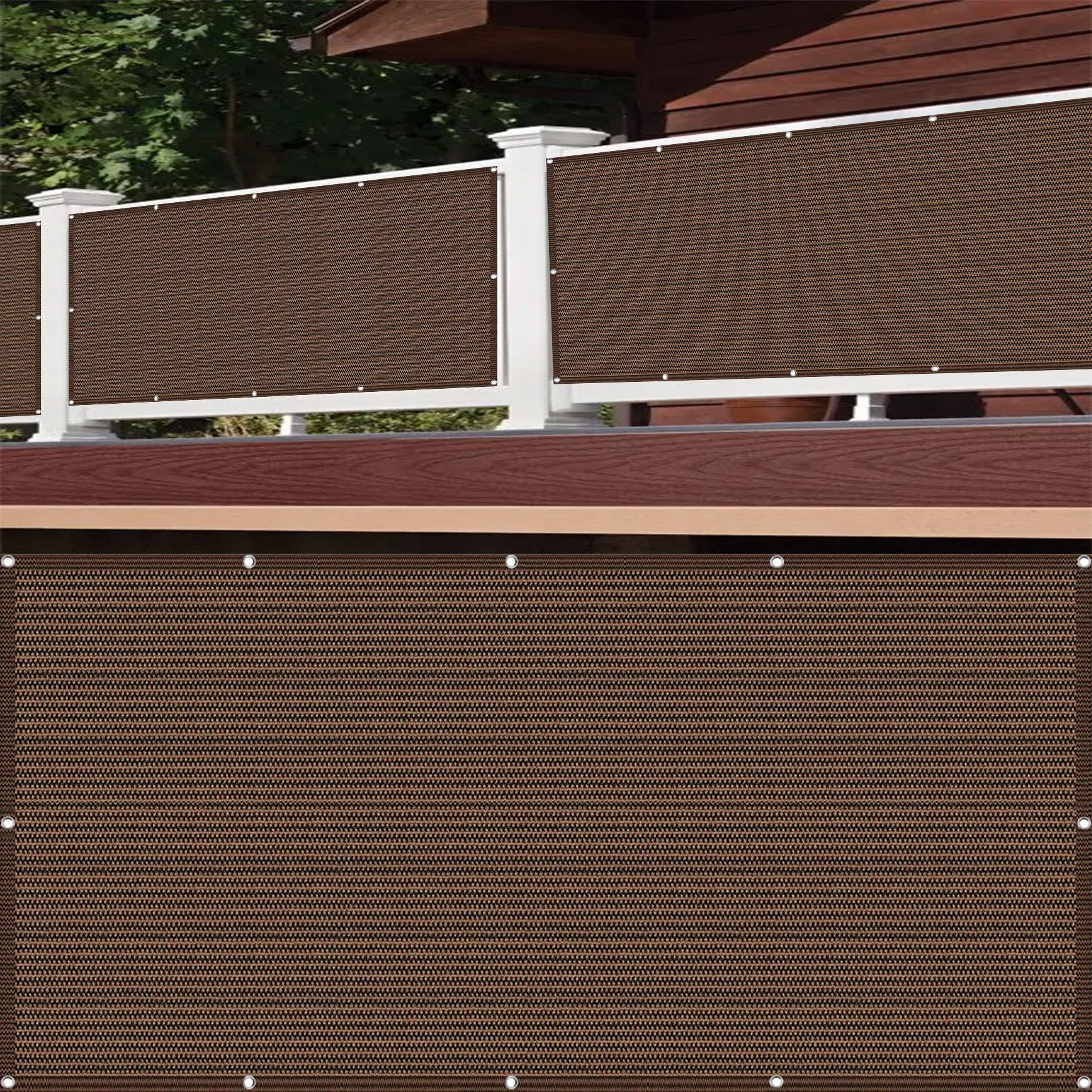 Malla Ocultacion para Jardin anti-UV y resistente al viento