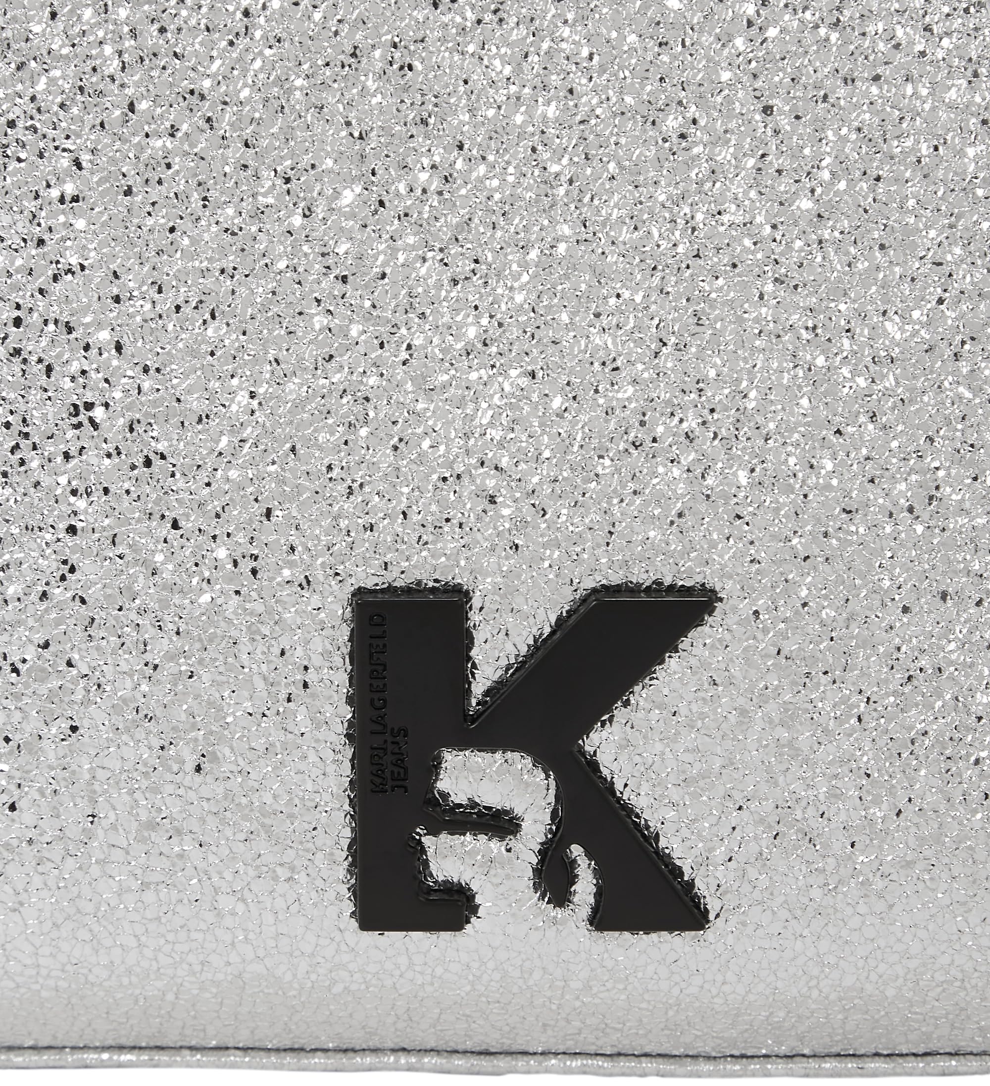 Karl Lagerfeld Jeans, Damska, Geo Mini Bag Leather Shiny,