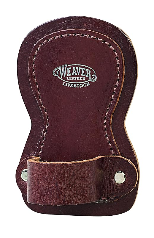 Porta Pente de Exposição em Couro para Cavalos Weaver Leather Livestock Marrom