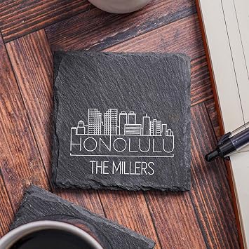 Blue Ridge Mountain Gifts City Skyline Coasters
