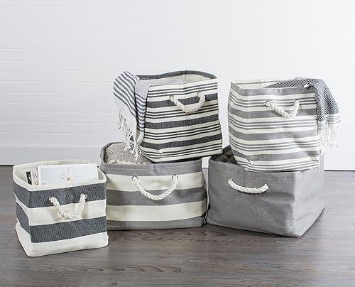 Miniatura 2 de DII, papelera de almacenamiento de papel tejido