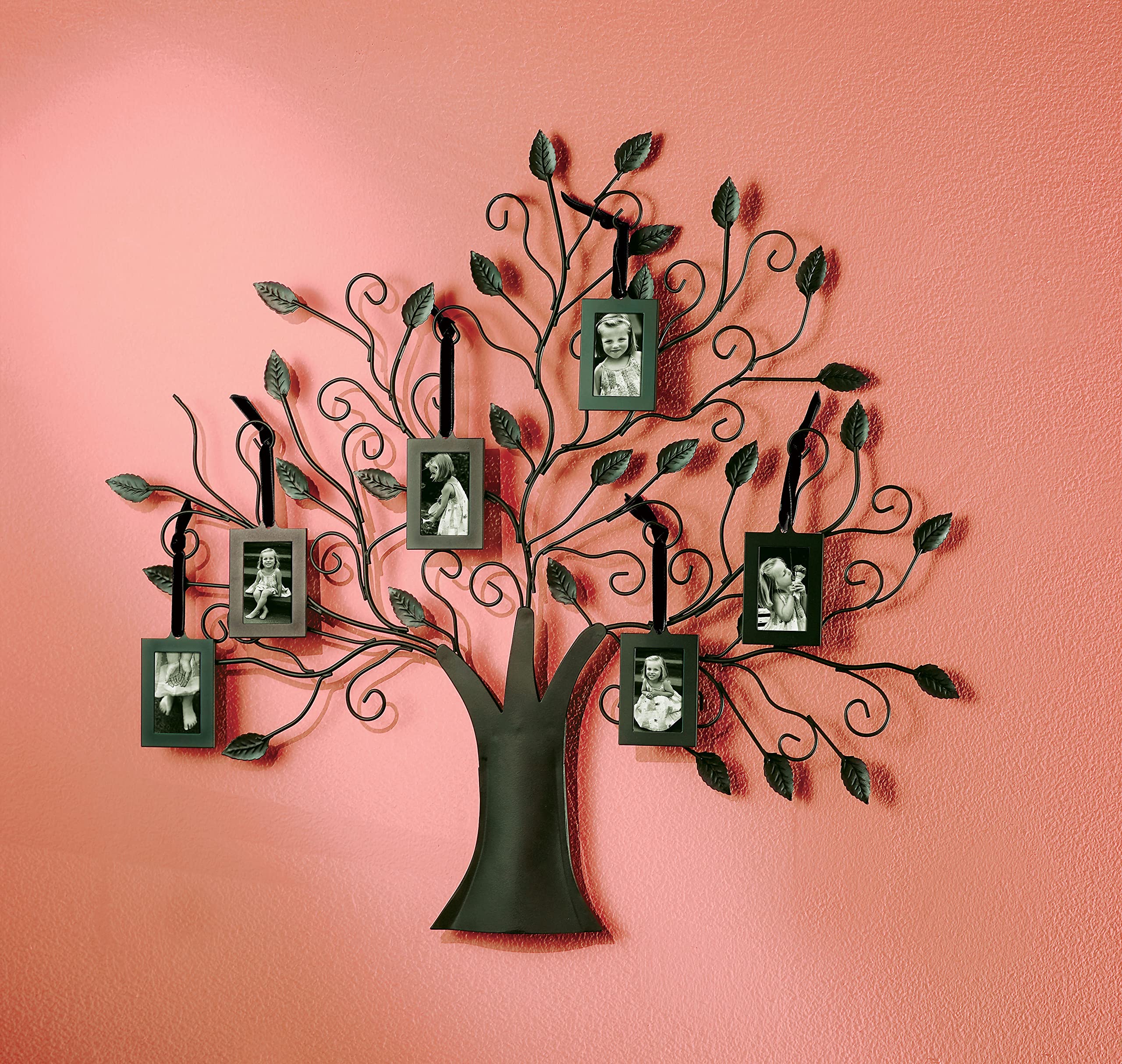 よろづやショップXJJZS Family Tree Hanging with Deskto Photo Metal Frames Frame