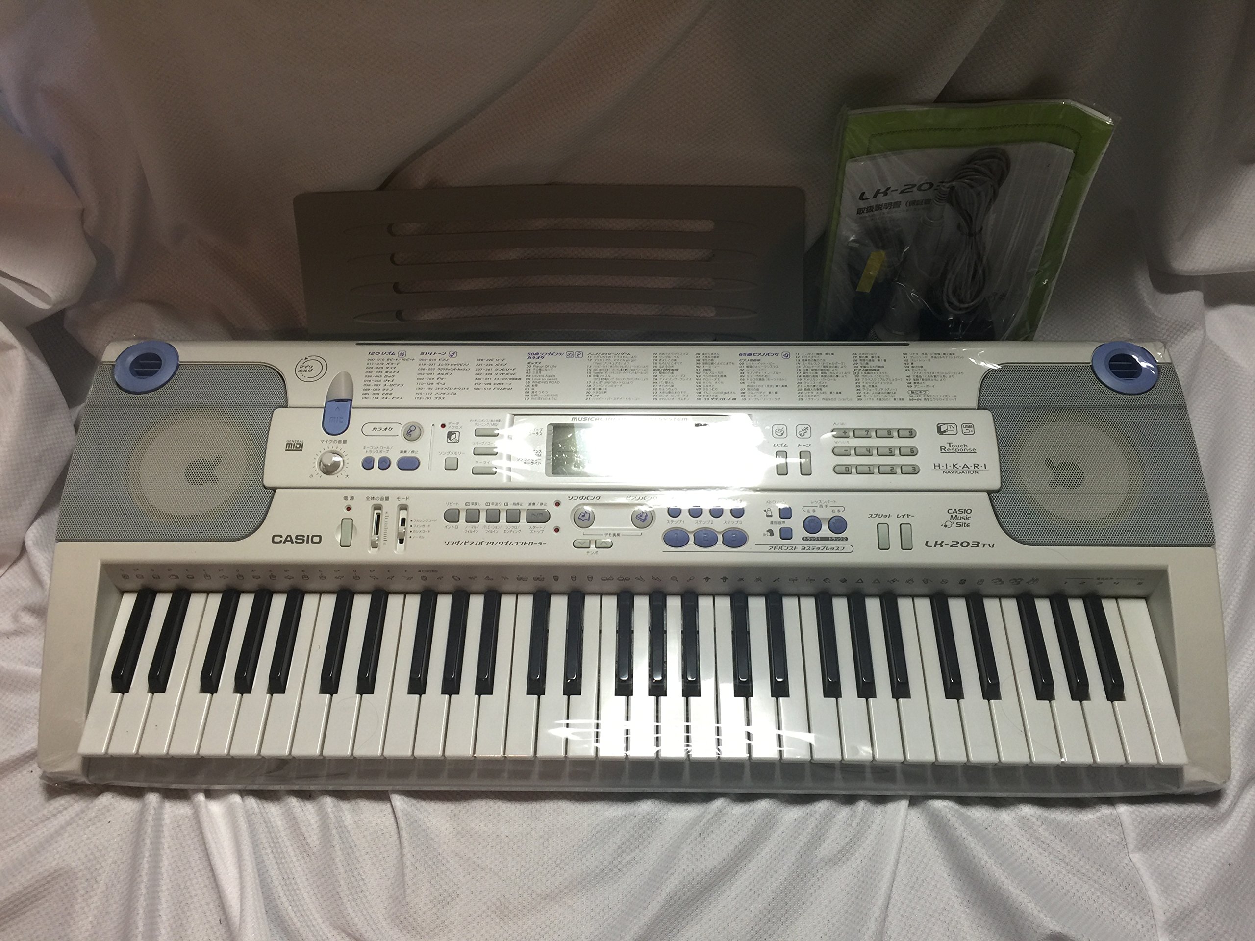 Amazon | CASIO 光ナビゲーションキーボード 61鍵 標準ピアノ形状鍵盤  