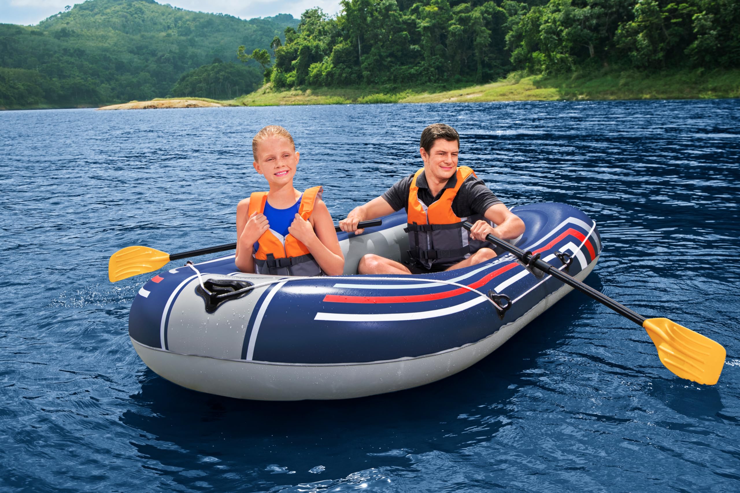 BESTWAY Barca Hinchable para 2 Adultos Bestway Hydro-Force Treck X1 228x121x32 cm Multicolor