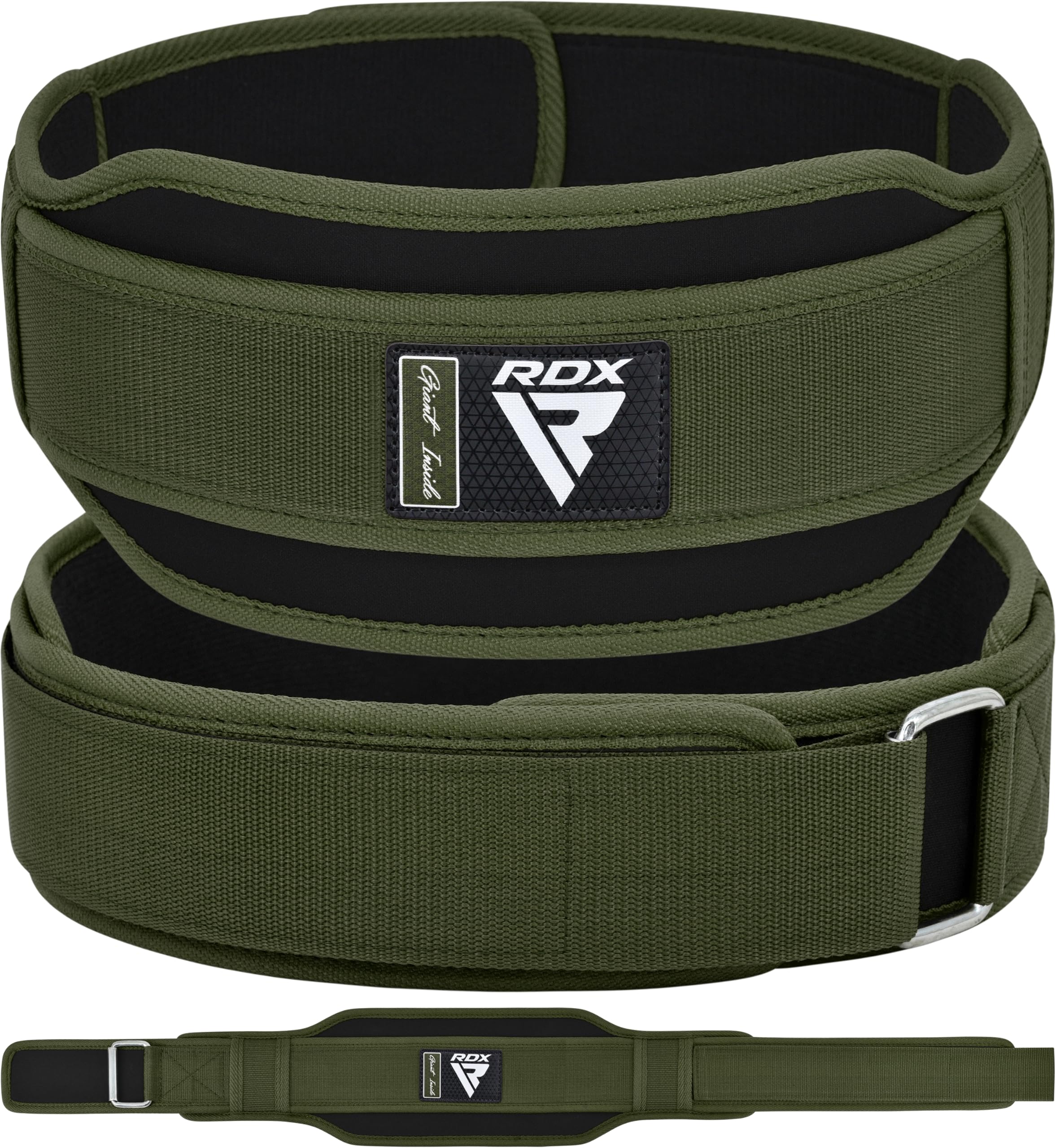 RDX Weight Lifting Belt for Men and Women, Durable EVA Foam Padding, Iron Buckle, Back Soft Support for Powerlifting, Bodybuilding and Weightlifting Gym Workout Fitness Exercise Equipment