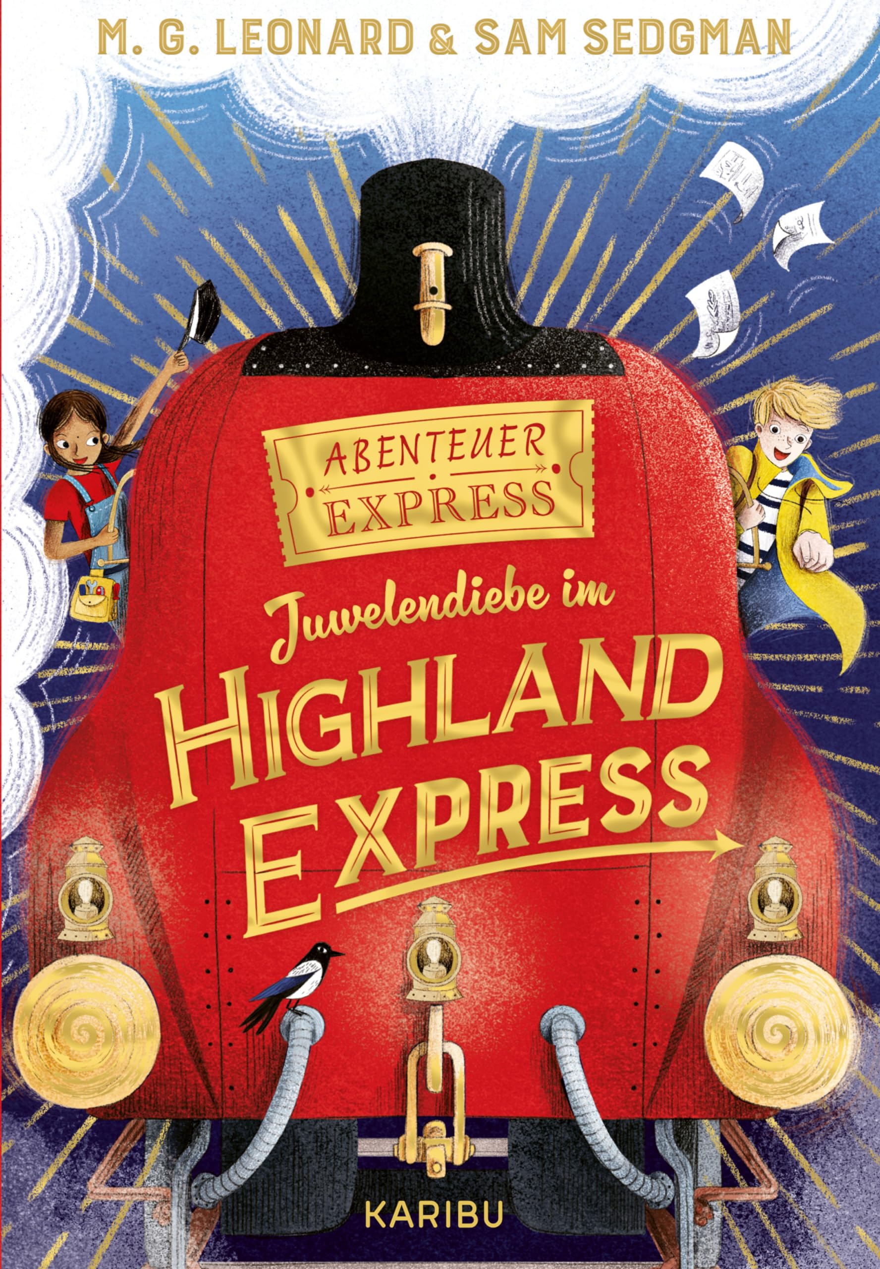Abenteuer-Express (Band 1) - Juwelendiebe im Highland Express: Abenteuerlicher Kinderbuch-Krimi ab 10 Jahren: Spannender Detektiv-Roman für Jungen und Mädchen ab 10
