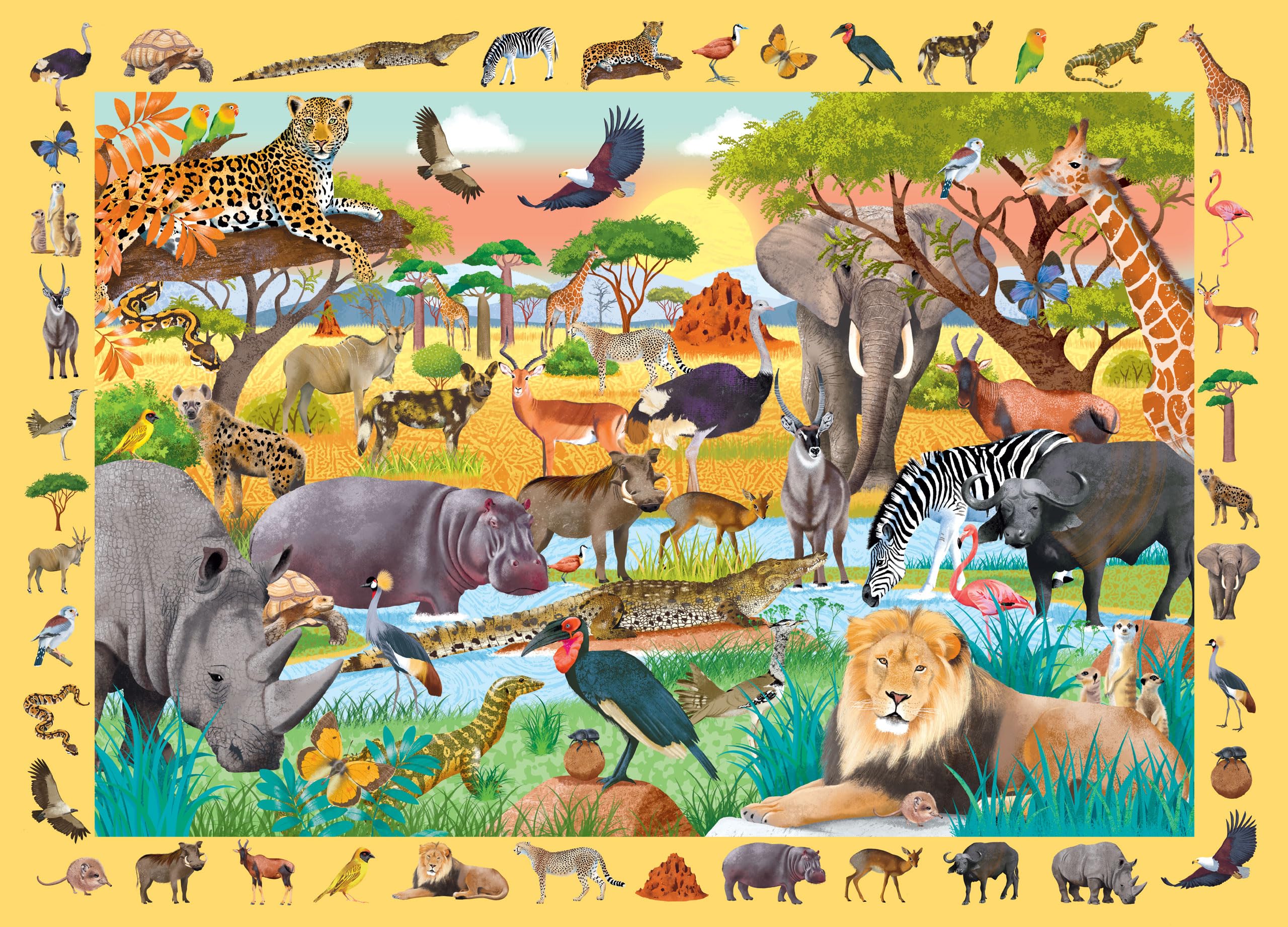 Safari Seek & Find 100-Piece Jigsaw Puzzle - Image 2