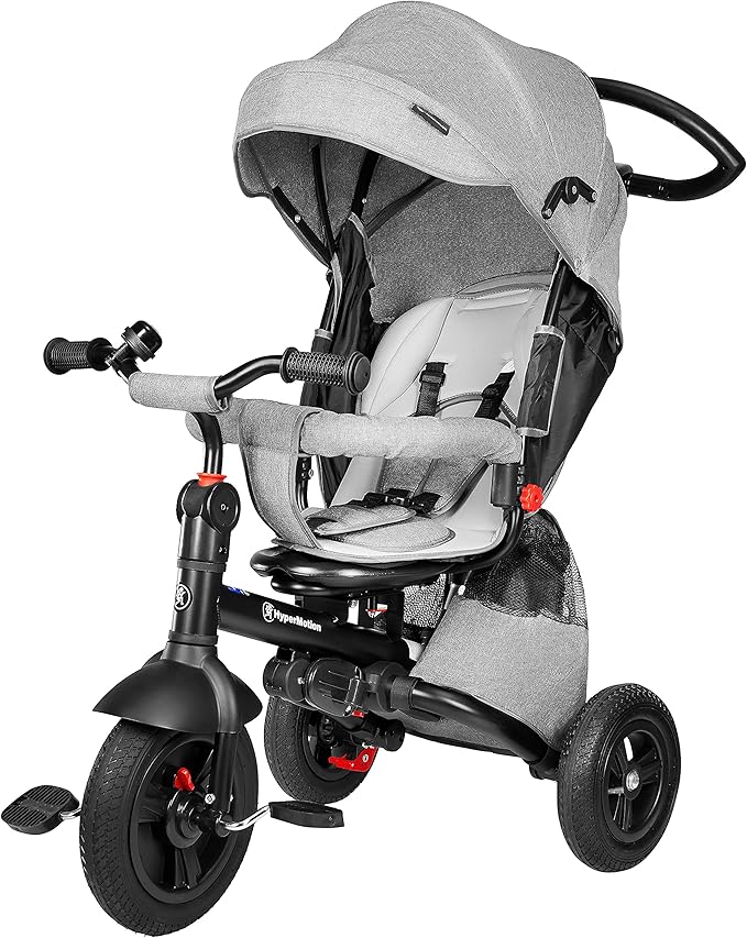 HyperMotion Kids Tricycle with Parent Handle, Lightweight Baby Balance