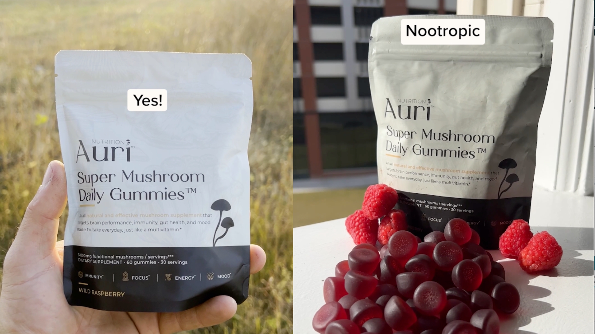 Auri Super Mushroom Gummies AllinOne Daily