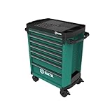 SATA 7 cassetti carrello da officina Pro, verde ST95113G, dimensioni cassetto: 578 x 408 mm/portata cassetto: 45 kg/portata totale: 800 kg, 945 x 479 x 999