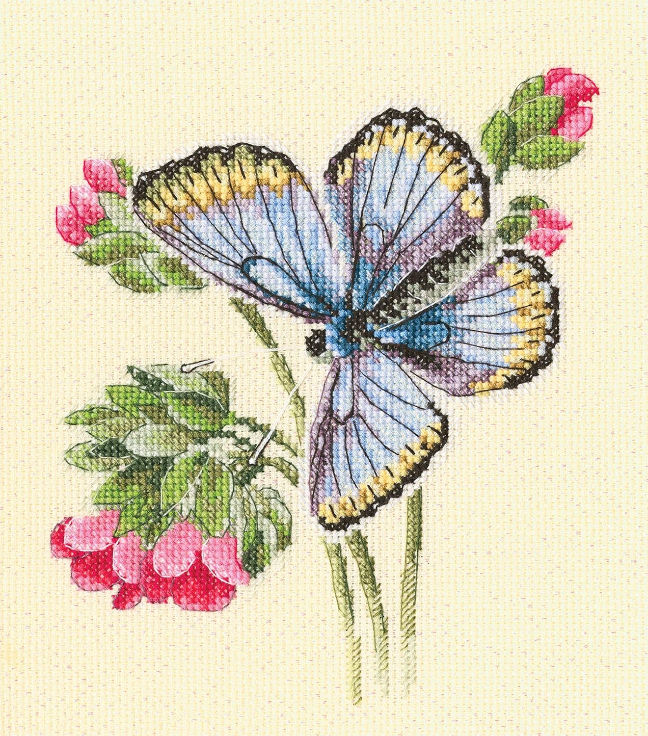 RTO Counted Cross Stitch Butterfly, Multicoloured