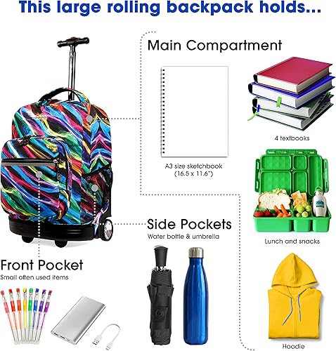 Miniatura 3 de J World New York Sunrise - Mochila con ruedas, Quantum), RBS-18 QUANTUM