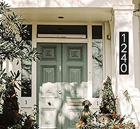 Vista 4 de Modern House numbers house numbers for outside house numbers plaque available in VERTICAL and HORIZONTAL house numbers sign address numbers