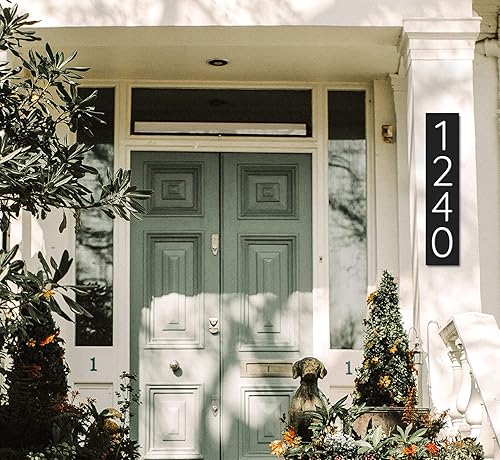 Miniatura 7 de House numbers | house numbers for outside | house numbers plaque available in VERTICAL and HORIZONTAL | house numbers sign | address numbers |