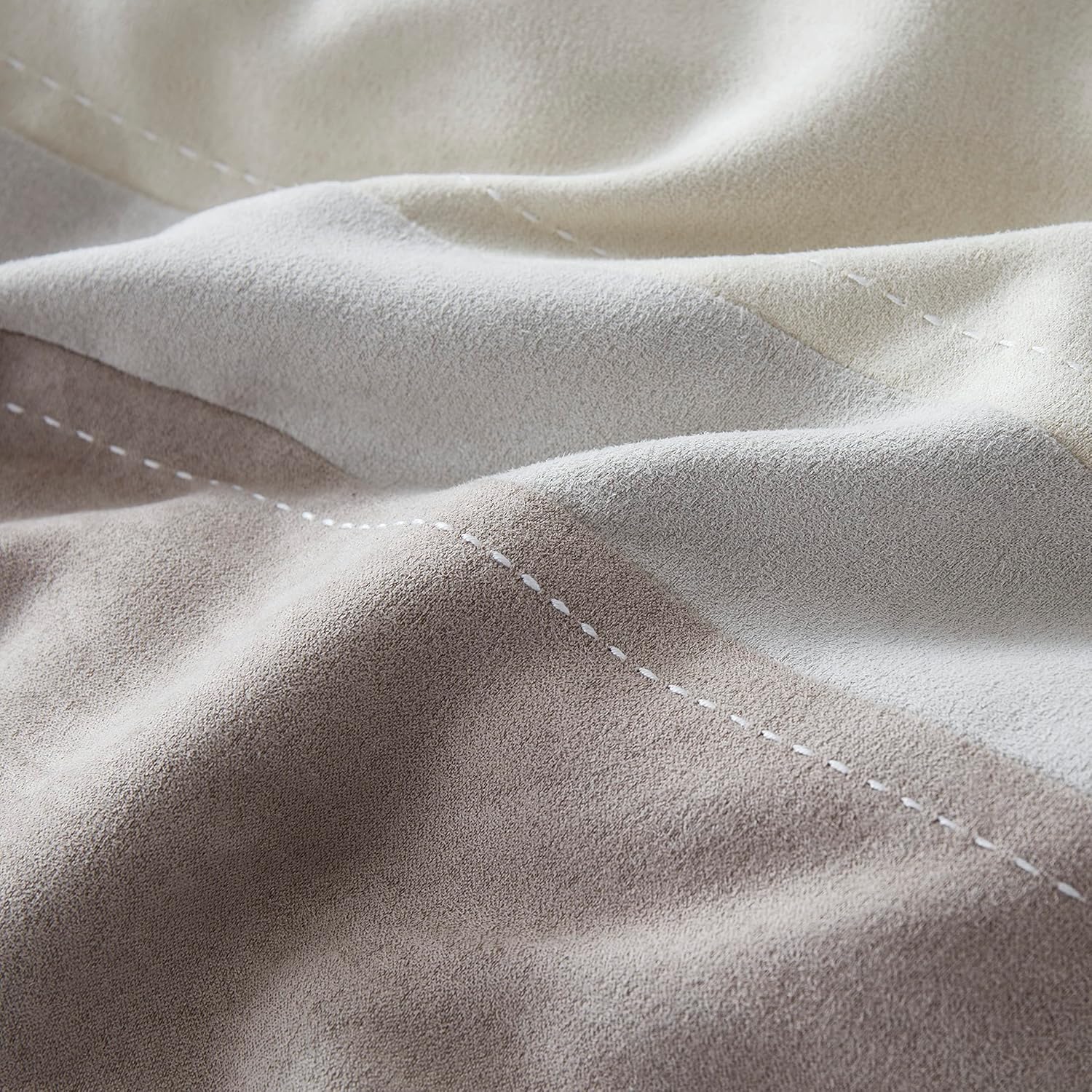 Sweet Home Collection King Size Comforter Set Ultra Soft Faux Suede Fashion Bedding Sets with Shams, Throw Pillows, and Bed Skirt, King, Taupe (Pack of 3)