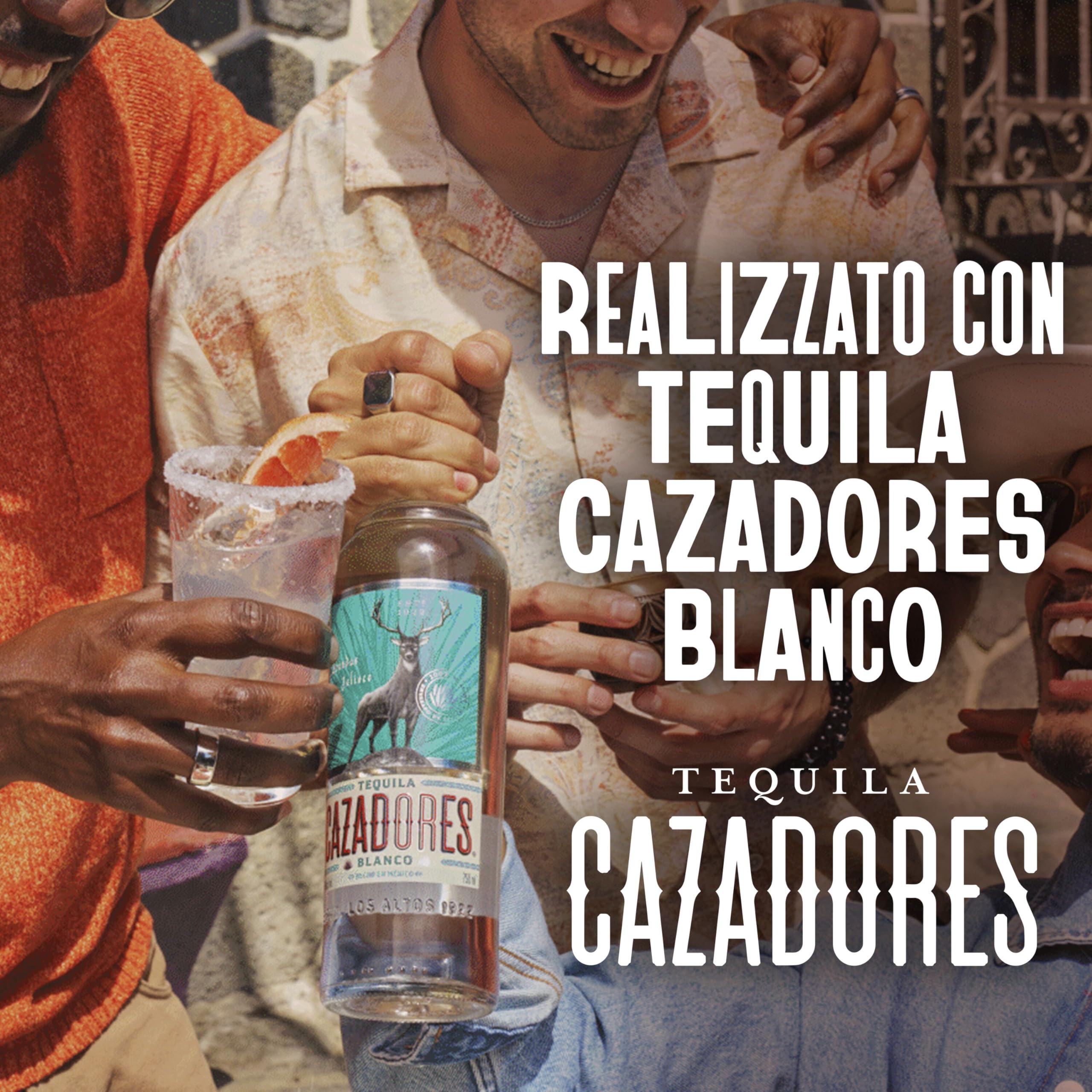 Cocktail Margarita CAZADORES pronto da bere, senza glutine e con aromi naturali, 5% ABV, 12 x 25cl / 250ml
