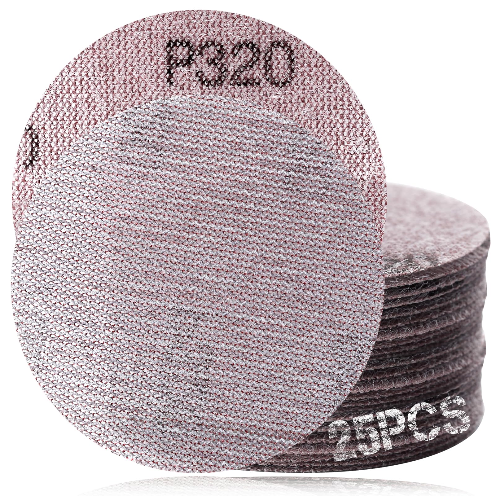 SPEEDWOX Sanding Discs - 25 3" Abrasive Discs -16