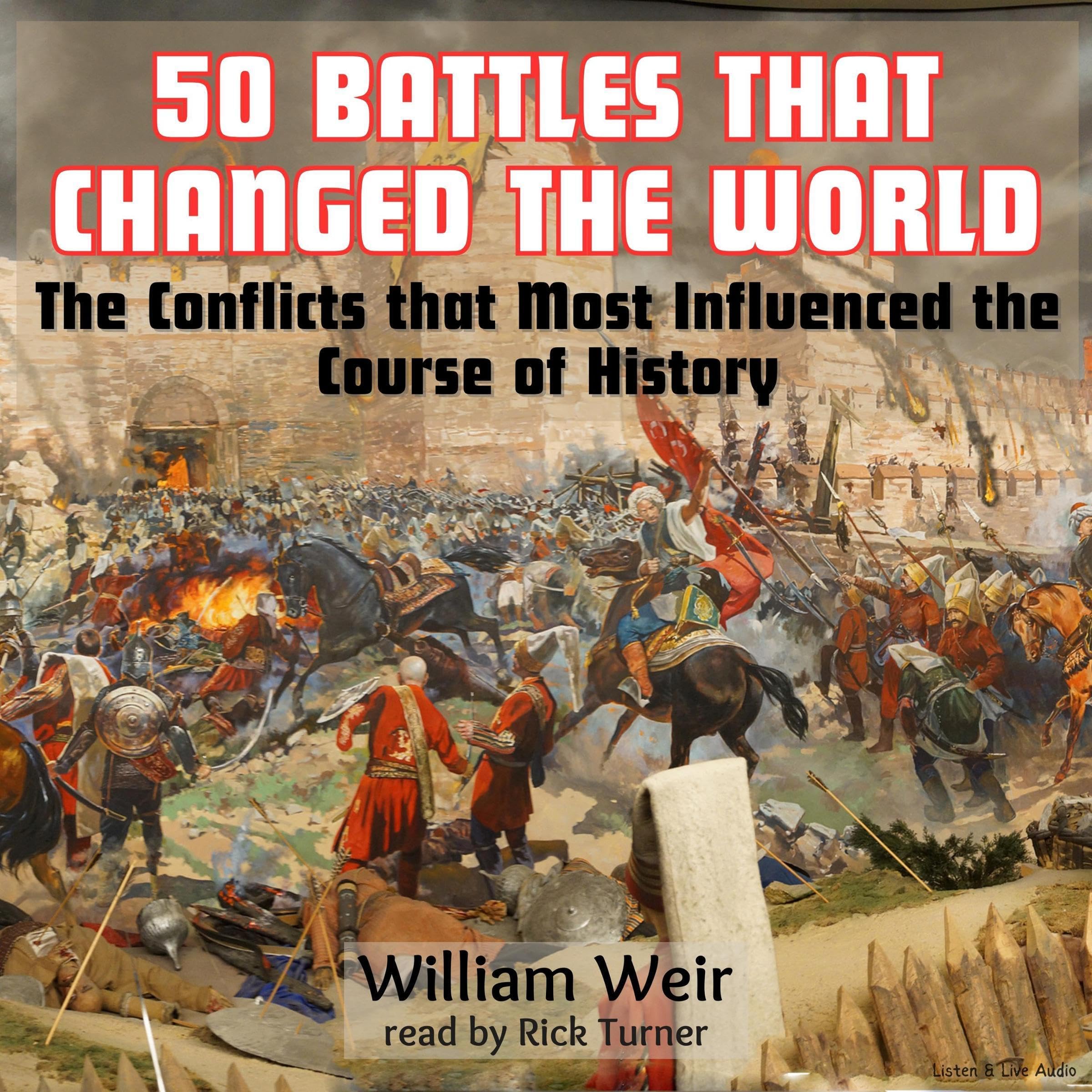 Cover art for 50 Battles That Changed the World