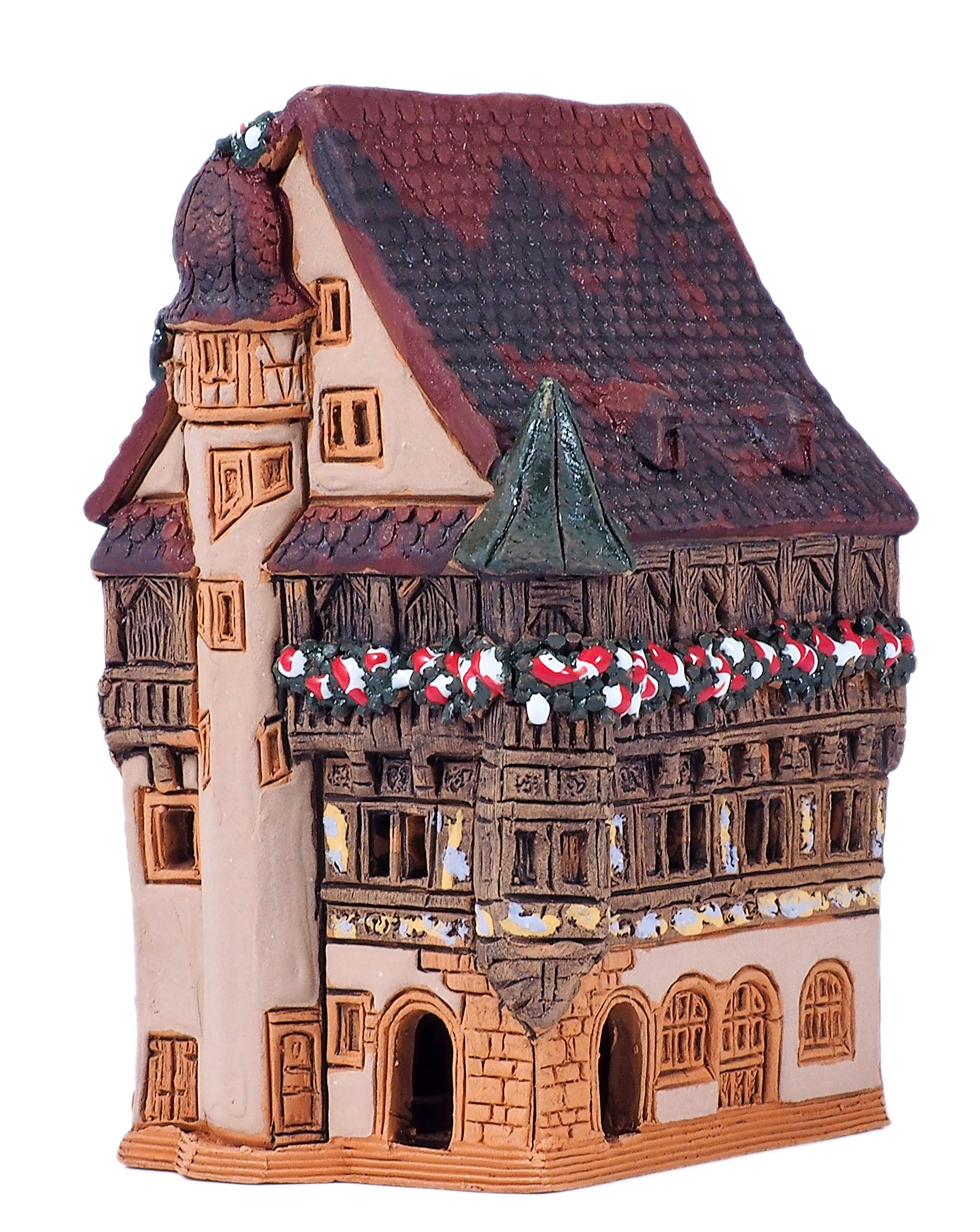 Incense Holder House in Colmar. Clay, Room Decor, Miniatures R256
