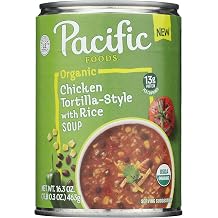 Pacific Foods, Soup Chicken Tortilla Style With Rice Organic, 16.3 Ounce