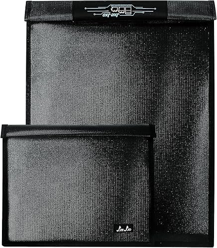 Faraday - Bolsa para llaves de coche, jaula Faraday, protector de llavero, protección EMP, bolsa RFID, bolsas EMP para electrónica (paquete de 2)