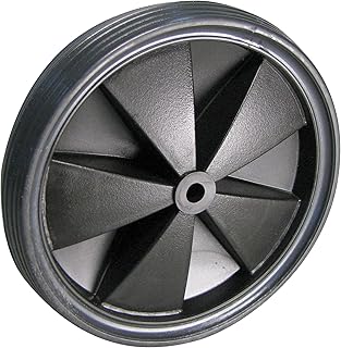 Dörner + Helmer 709155L lekkie koło, opony z PCW z felgą z tworzywa sztucznego, kolor czarny