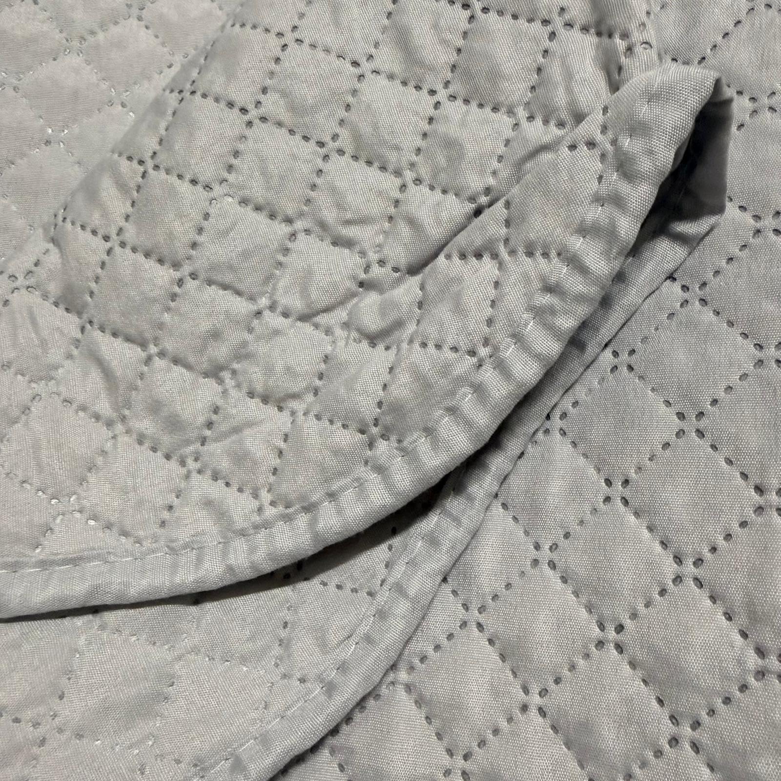 Trapuntino Matrimoniale 255x255 cm Microfibra Soft Grey – Copriletto Trapuntato Leggero Mezza Stagione – Tinta Unita Moderna (Matrimoniale, Soft Grey)