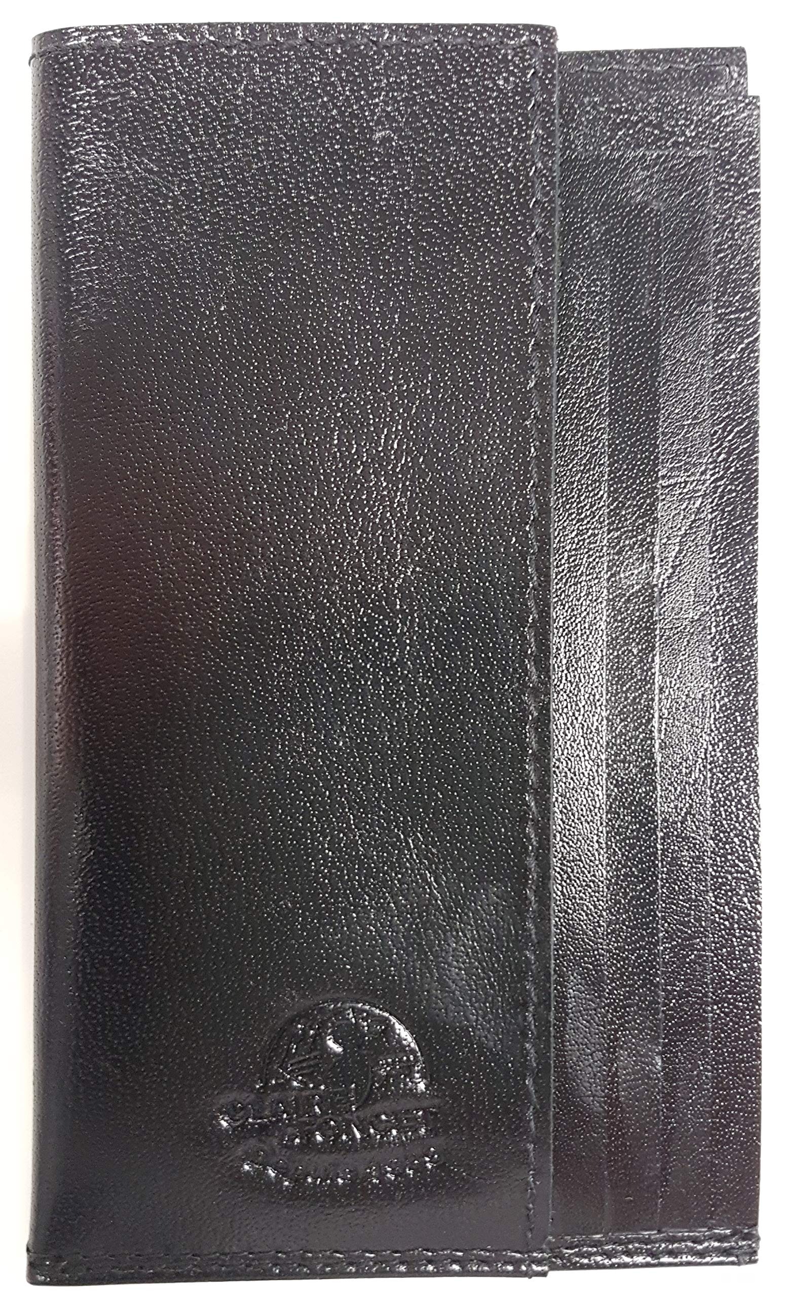 Portefeuille Serveur, Portefeuille Serveuse, Porte Billets en Véritable Cuir de Buffle Premium épais et Rigide Garçon de Café, Bar, Brasserie, Restaurants