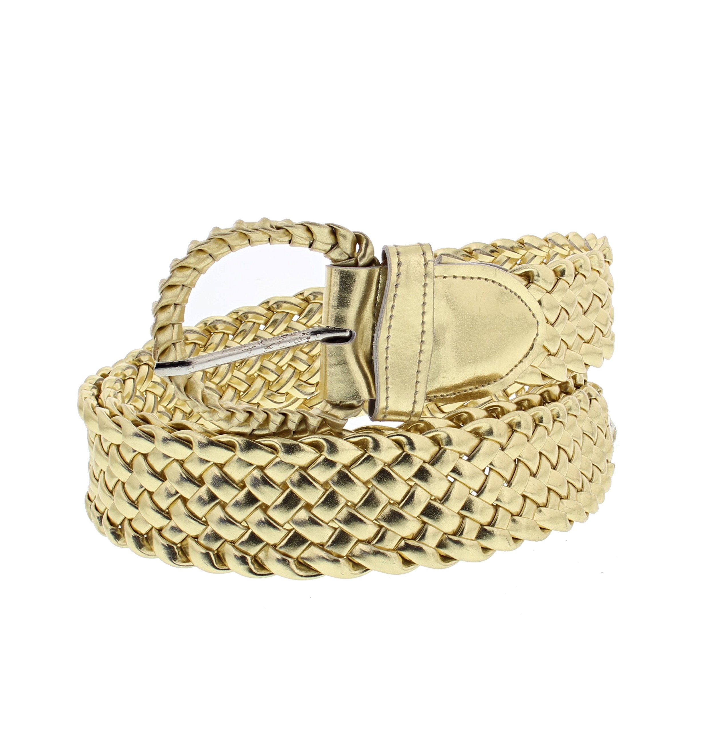 Zac's Alter Ego Retro Style Plaited Chevron Belt with Large Buckle