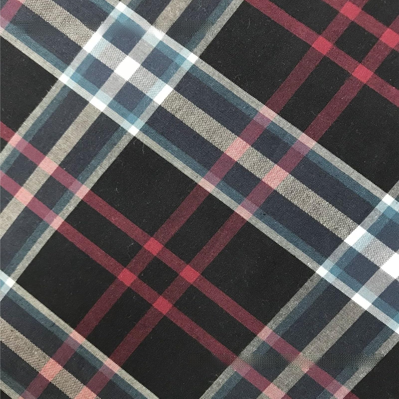 Tela A Cuadros Tela a cuadros de tejido liso algodón | Camisa Transpirable Primavera Verano Material Estampado Colorido for Vestidos Y Cojines(Color1)