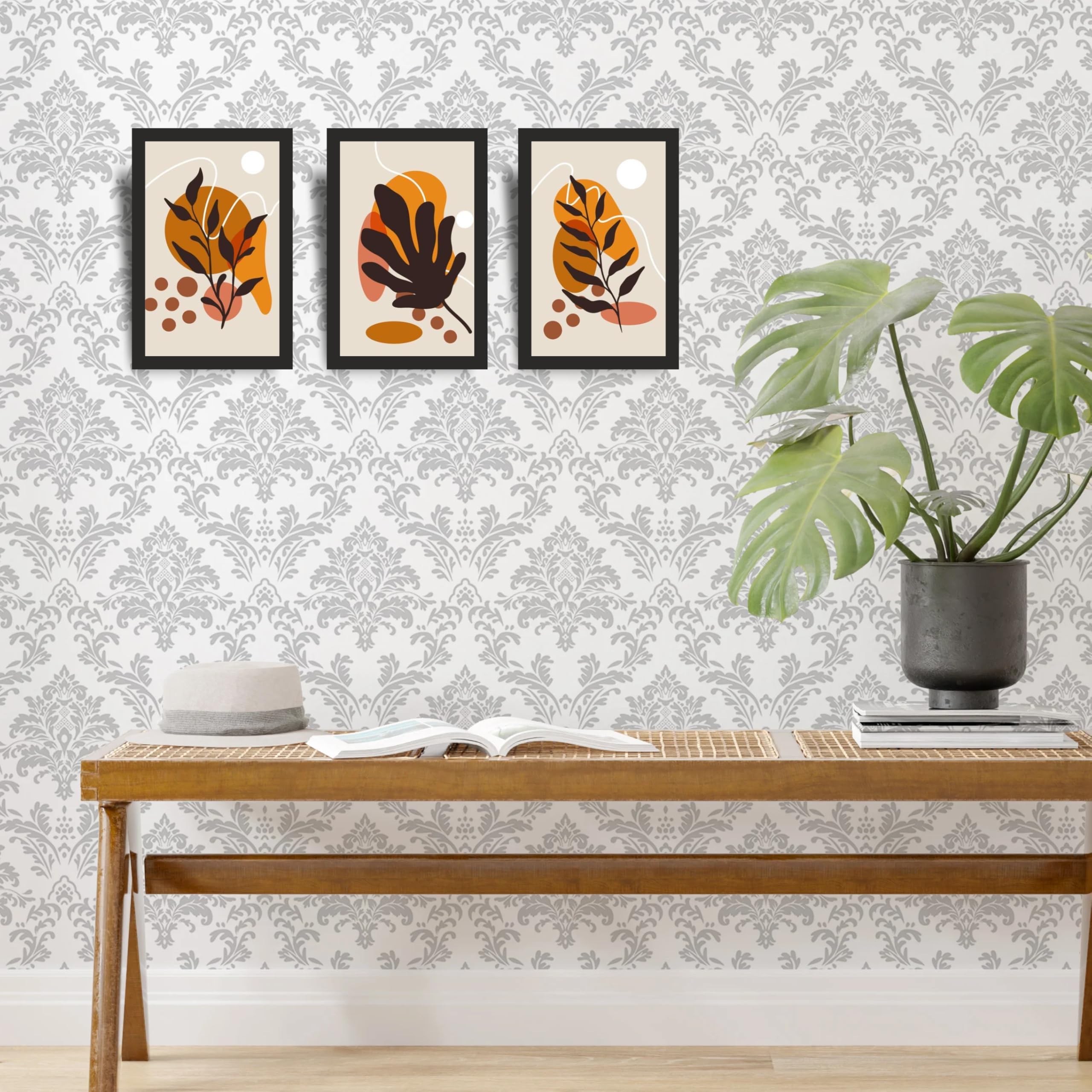 Minimalist Botanical Wall Art Set of 3