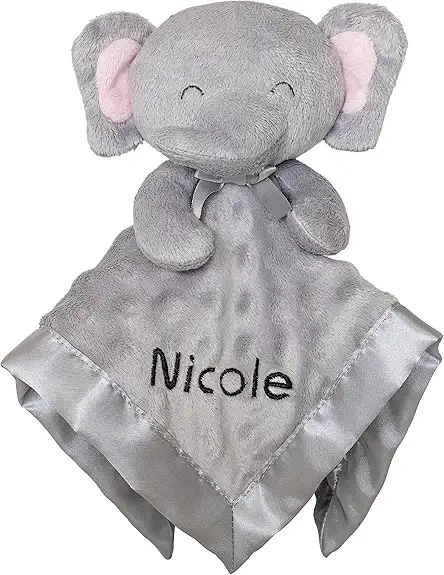 Personalized Baby Lovey with Custom Name - Soft...