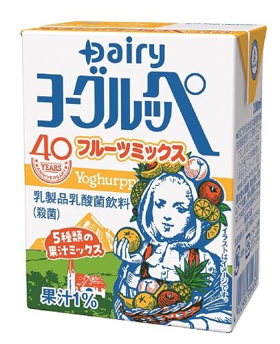 ヨーグルッペ　フルーツミックス3ケースカフェオレ24本 Amazon.co.jp: 南日本酪農 ヨーグルッペ フルーツミックス 200ml