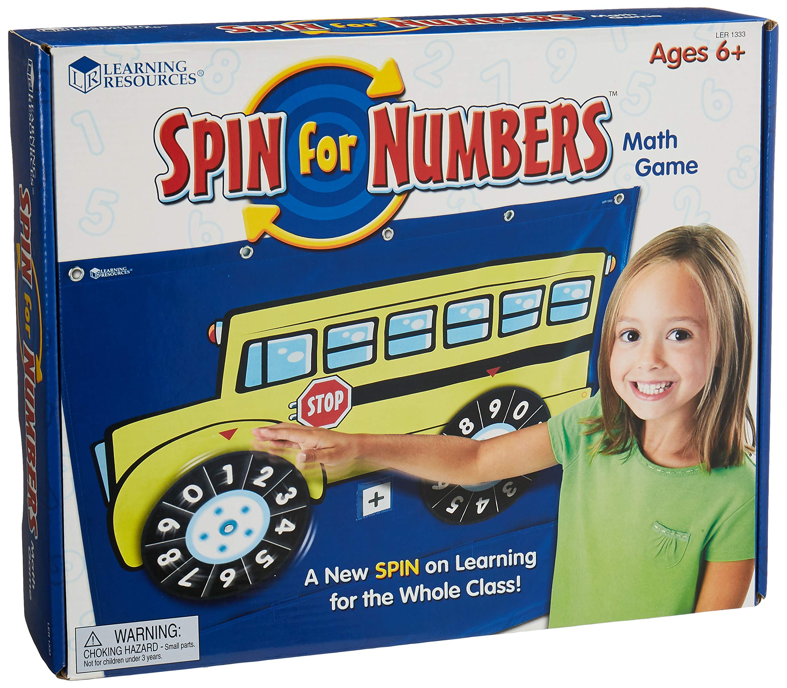 Learning Resources Spin for Numbers Wheel Game
